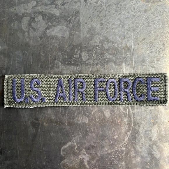 U.S. AIR FORCE embroidered tape patch - Vintage - Picture 1 of 10